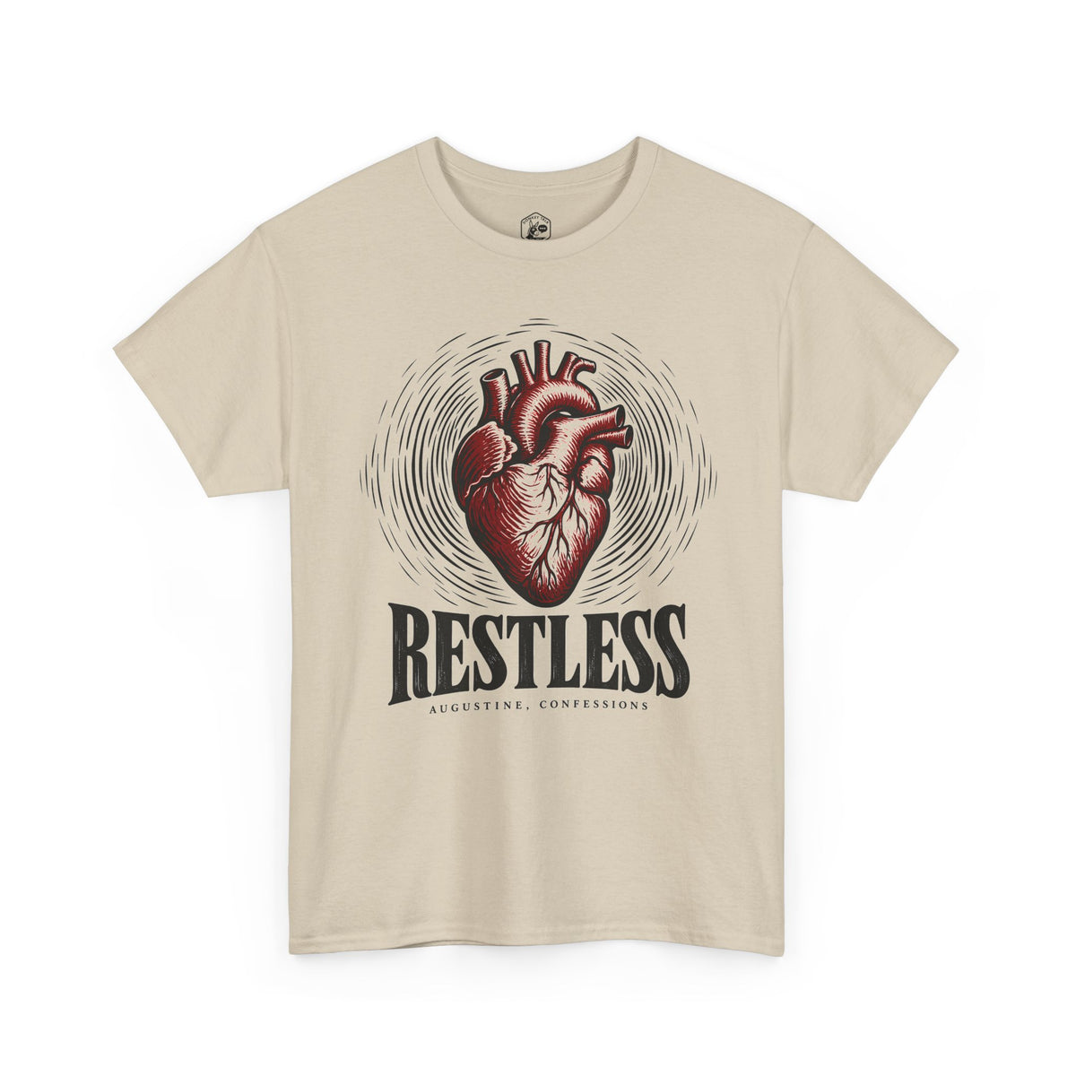 Restless Heart Augustine T-shirt – Donkey Talk graphic tee