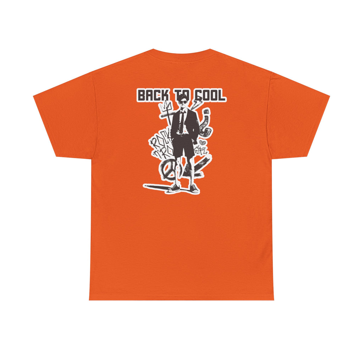 Back To Cool Blason Graphic Tee | Unisex Heavy Cotton T-Shirt