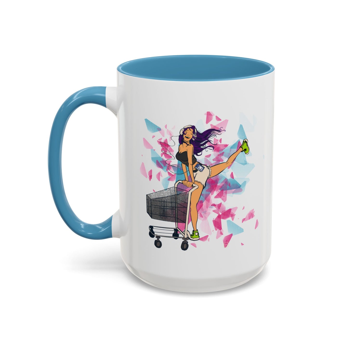 Playful Accent Coffee Mug for Fashion Lovers