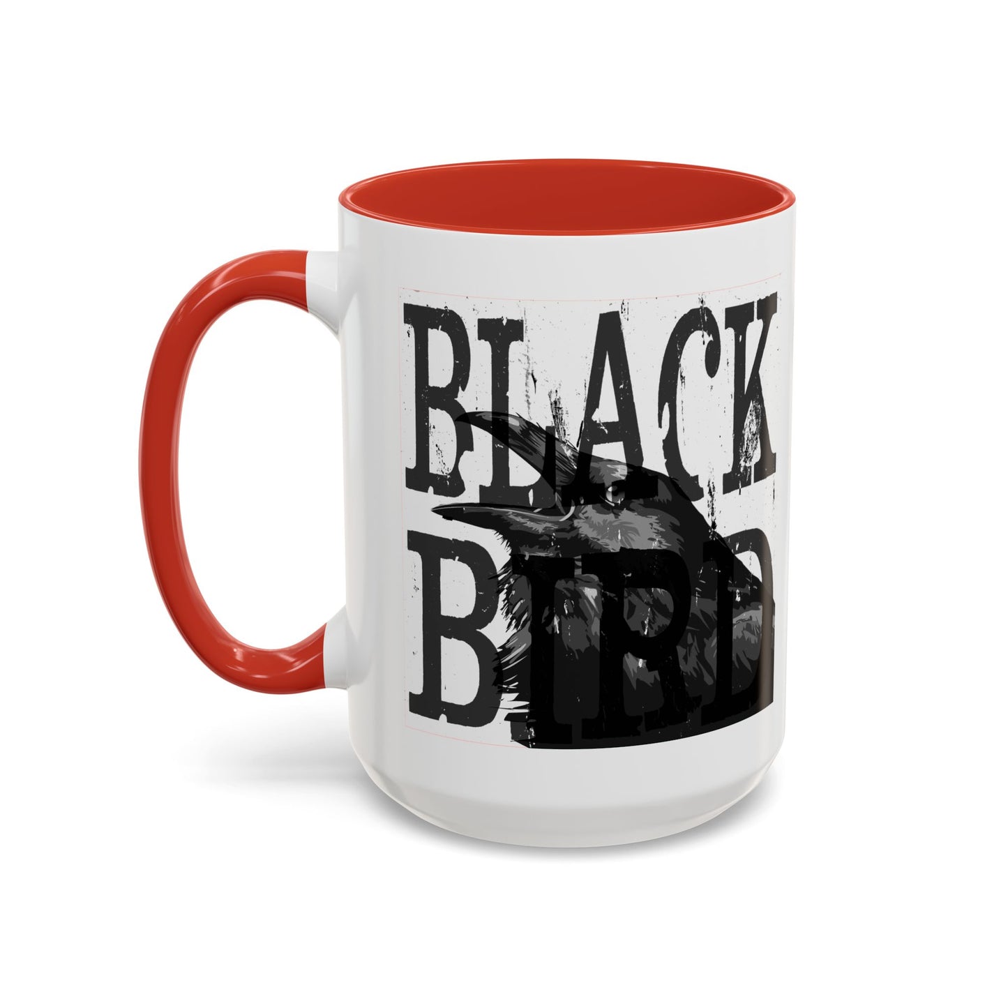 The Raven Accent Coffee Mug — Black-Trim 11/15oz