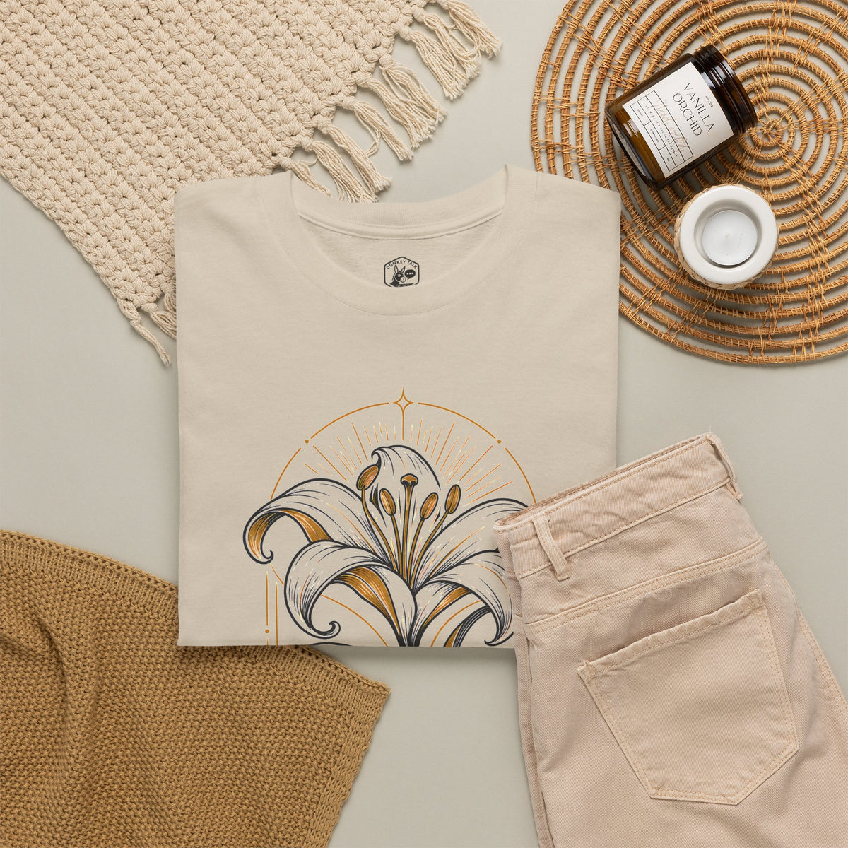 Consider the Lilies T-Shirt | Matthew 6:28 Christian Graphic Tee