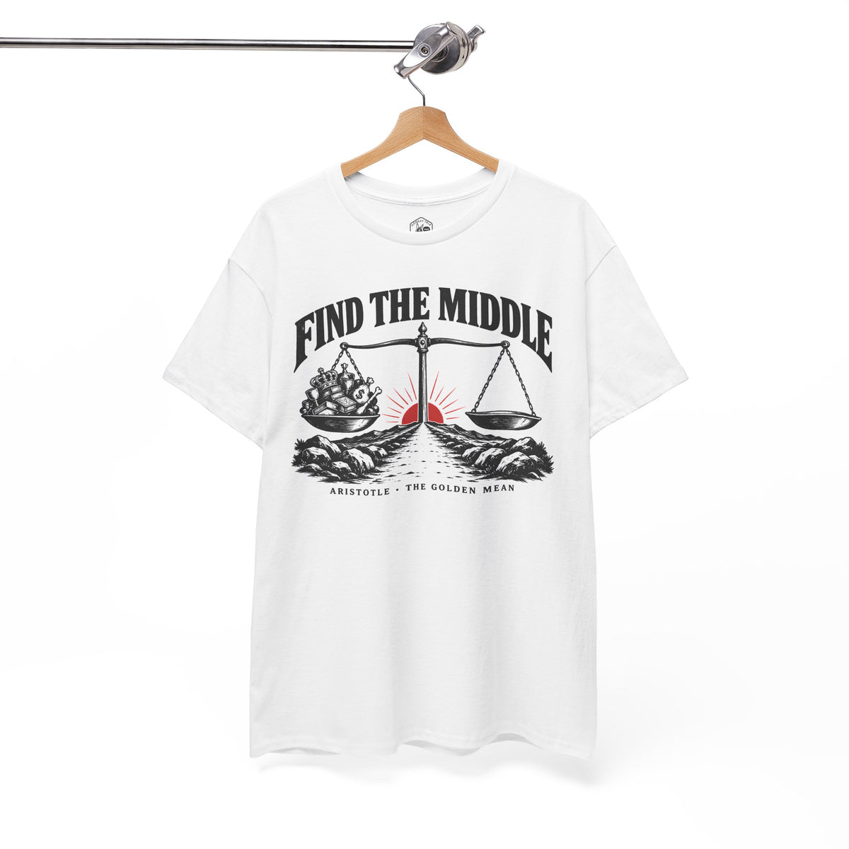 Find the Middle Aristotle T-shirt – Donkey Talk graphic tee