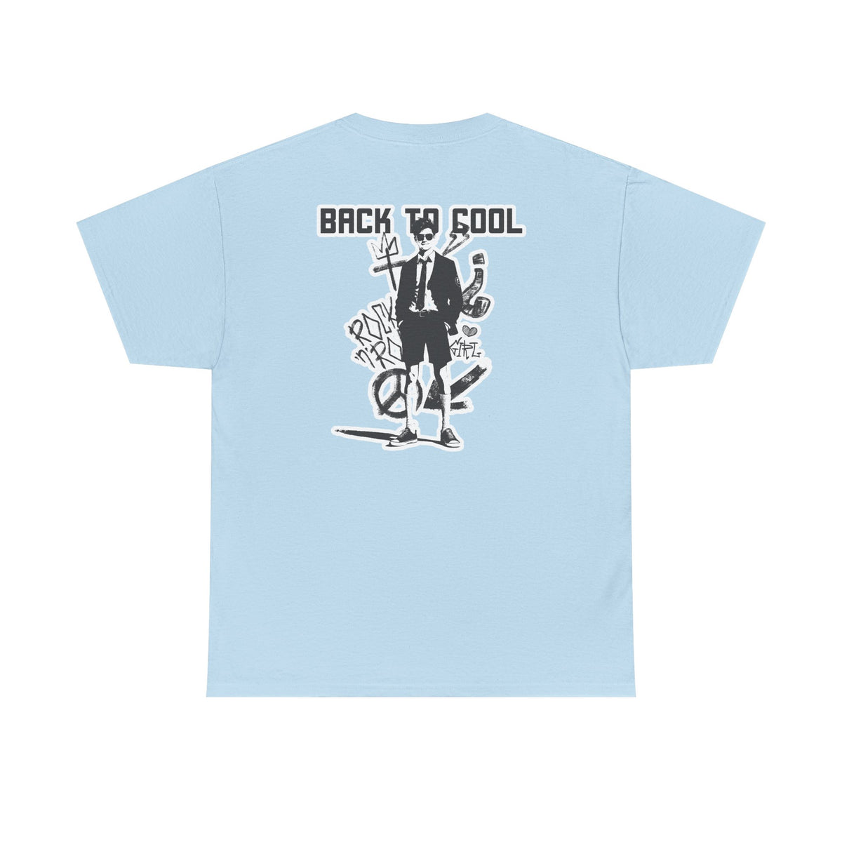 Back To Cool Blason Graphic Tee | Unisex Heavy Cotton T-Shirt