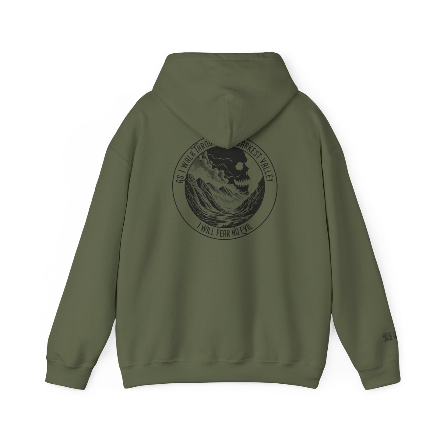 'Valley Of The Shadow' Hooded Sweatshirt - Inspiring Comfort for Adventure Lovers