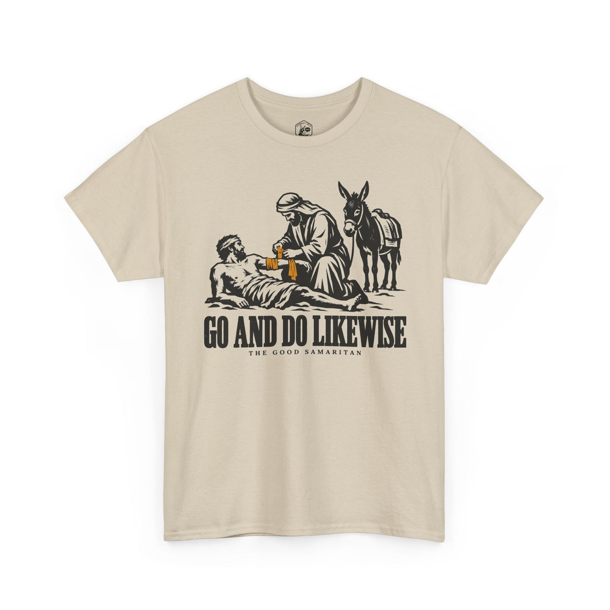 The Good Samaritan Go and Do Likewise T-shirt – Donkey Talk graphic tee