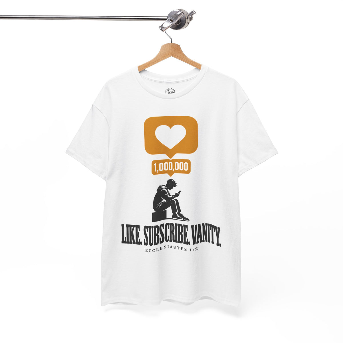 Like. Subscribe. Vanity. T-shirt – Donkey Talk graphic tee