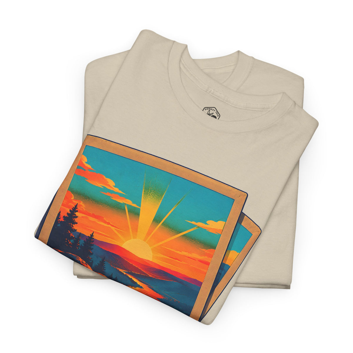 C.S. Lewis Sunrise Instant Photo T-shirt – Donkey Talk graphic tee