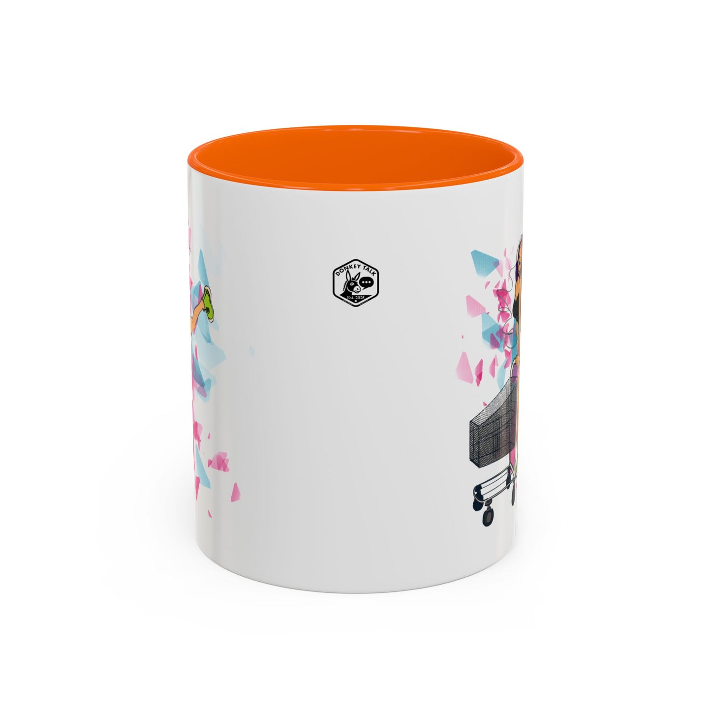 Playful Accent Coffee Mug for Fashion Lovers