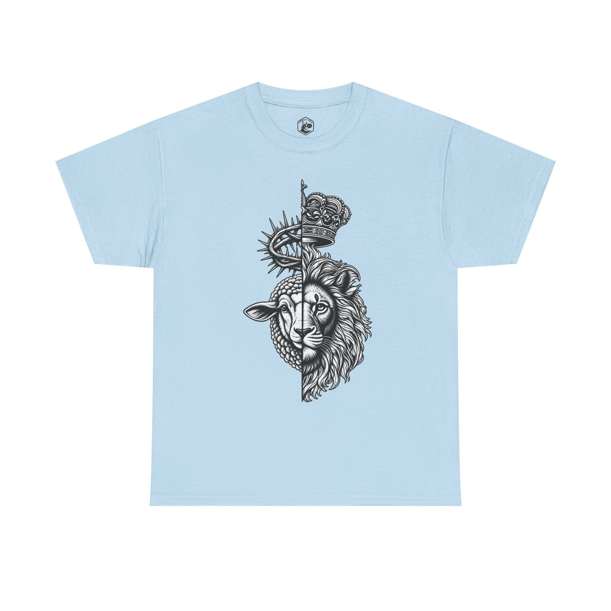 T-shirt chrétien Lion & Agneau | T-shirt graphique de foi audacieuse