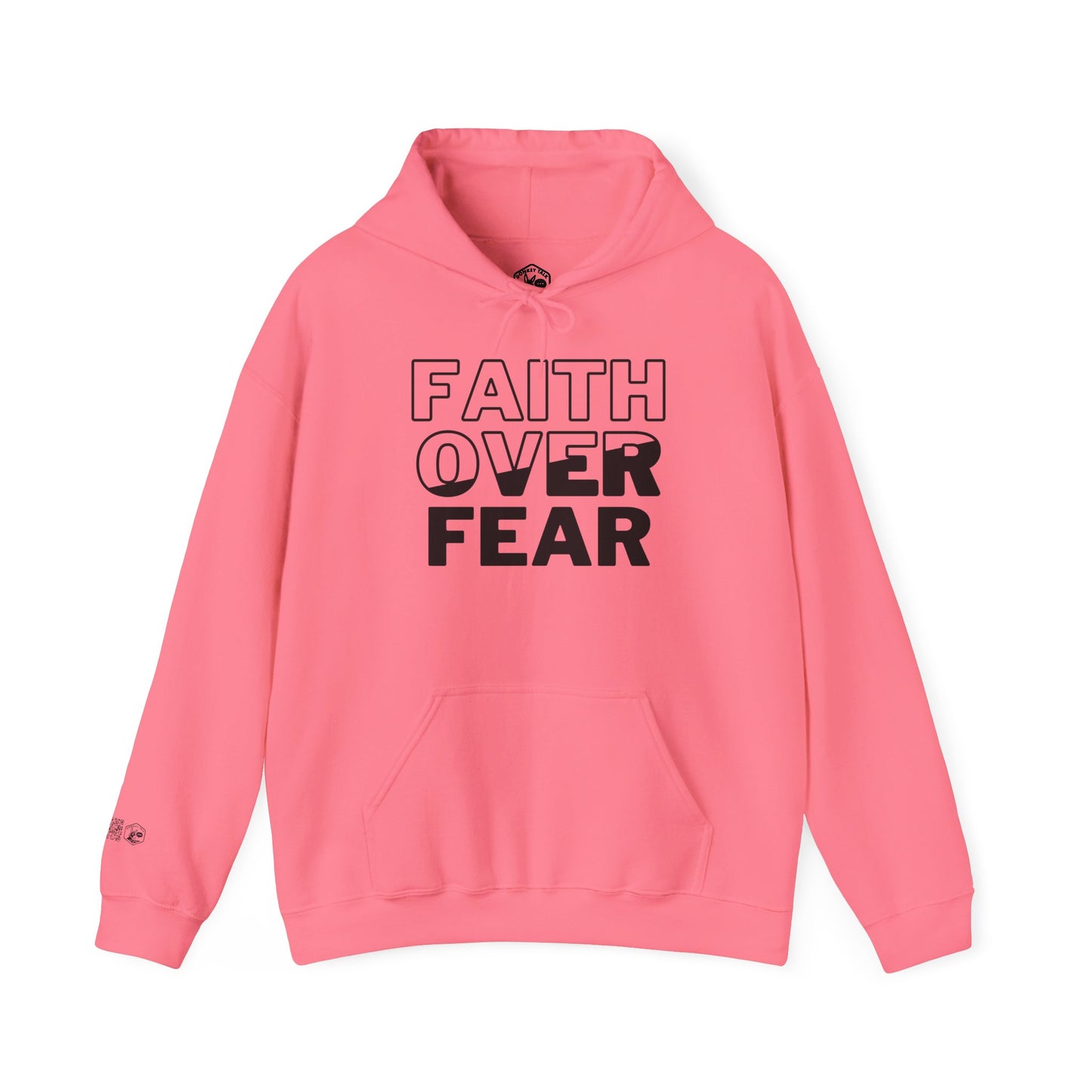 Faith Over Fear Unisex Hooded Sweatshirt | Comfortable & Inspirational Hoodie for Everyday Wear