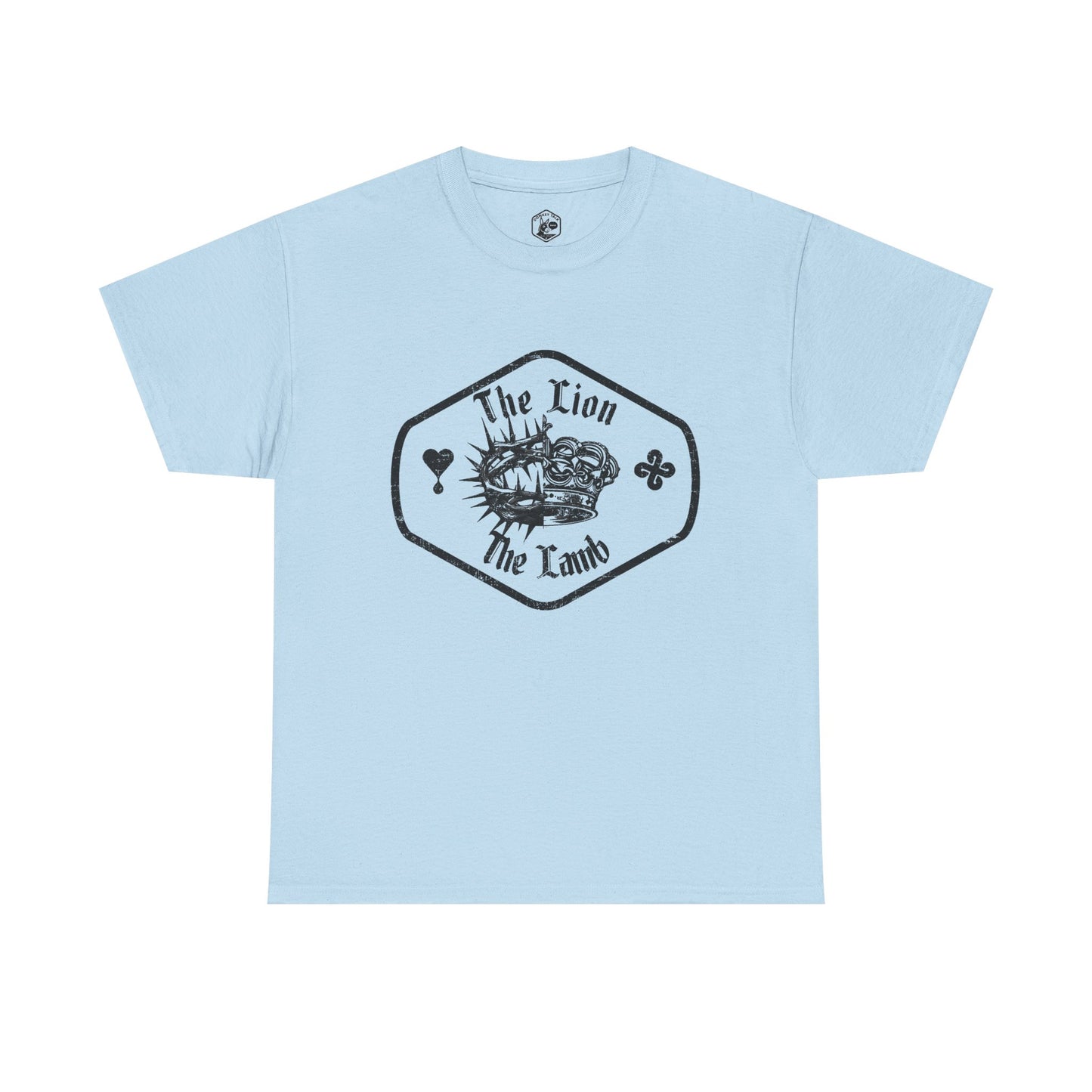 The Lion & The Lamb Casual T-Shirt | Christian Graphic Tee