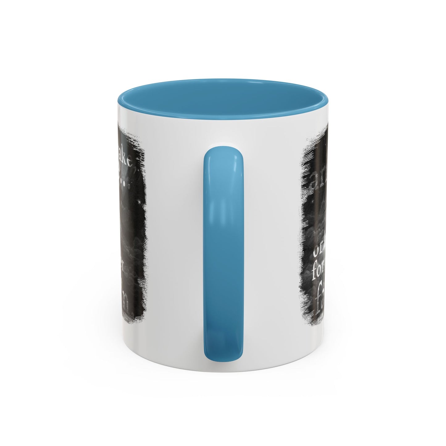 Inspirational Gothic Coffee Mug — "Awake Arise or Be Forever Fall'n" Accent Mug (11/15oz)