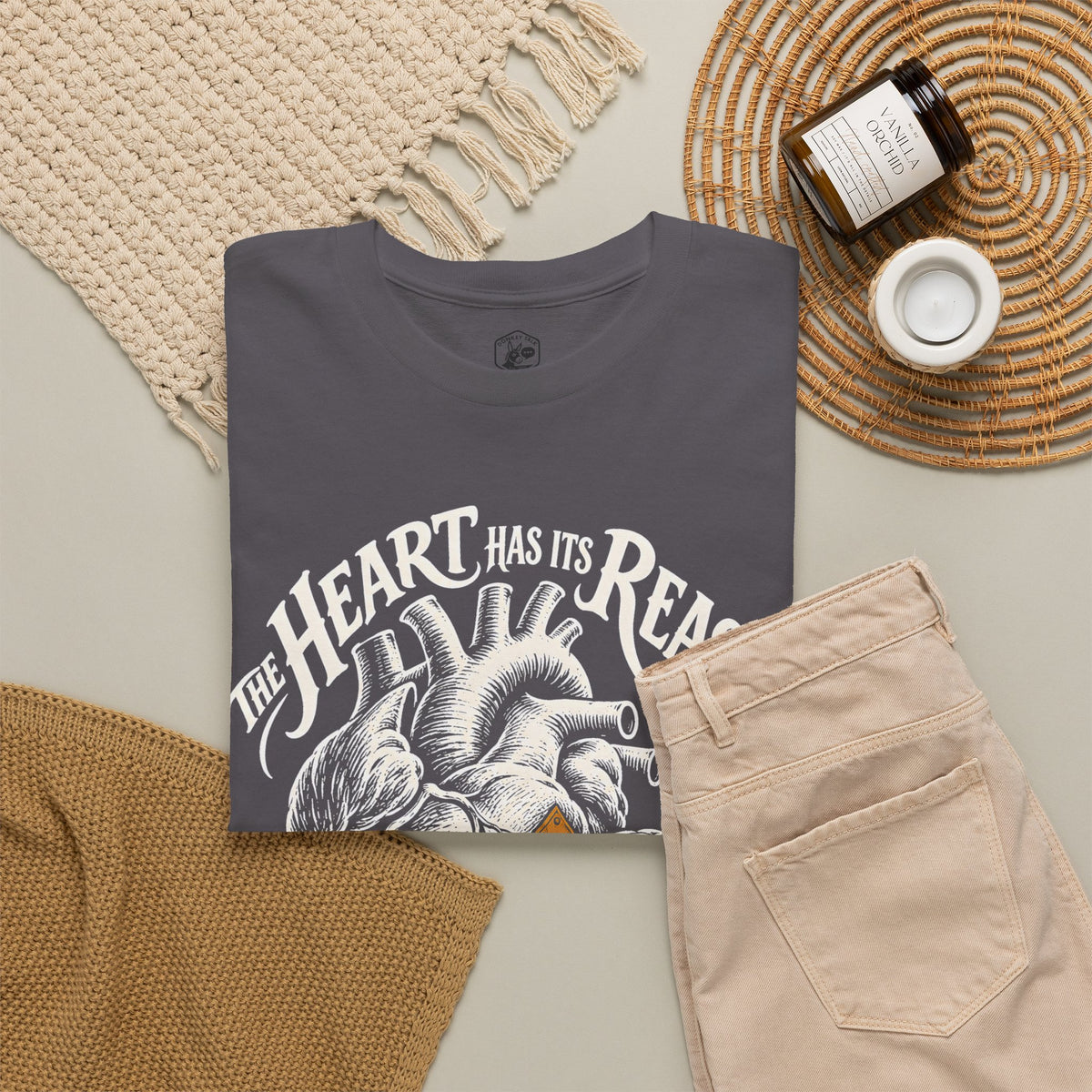 The Heart Has Its Reasons Pascal T-shirt – Donkey Talk graphic tee