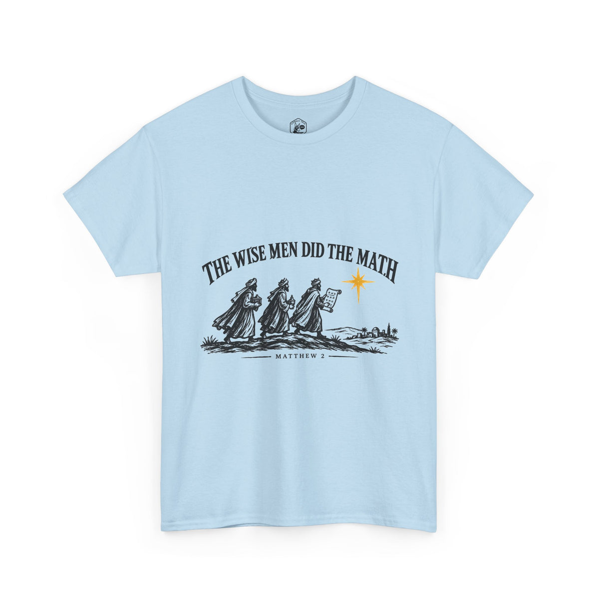 The Wise Men Did the Math T-Shirt | Matthew 2 Christian Christmas Graphic Tee