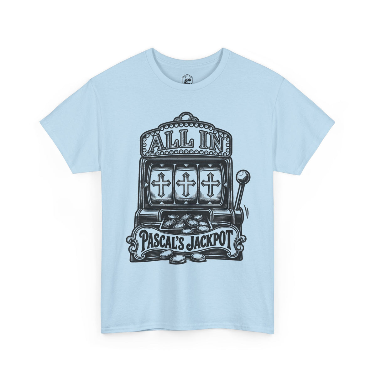 Pascal's Jackpot Slot Machine T-shirt – Donkey Talk graphic tee