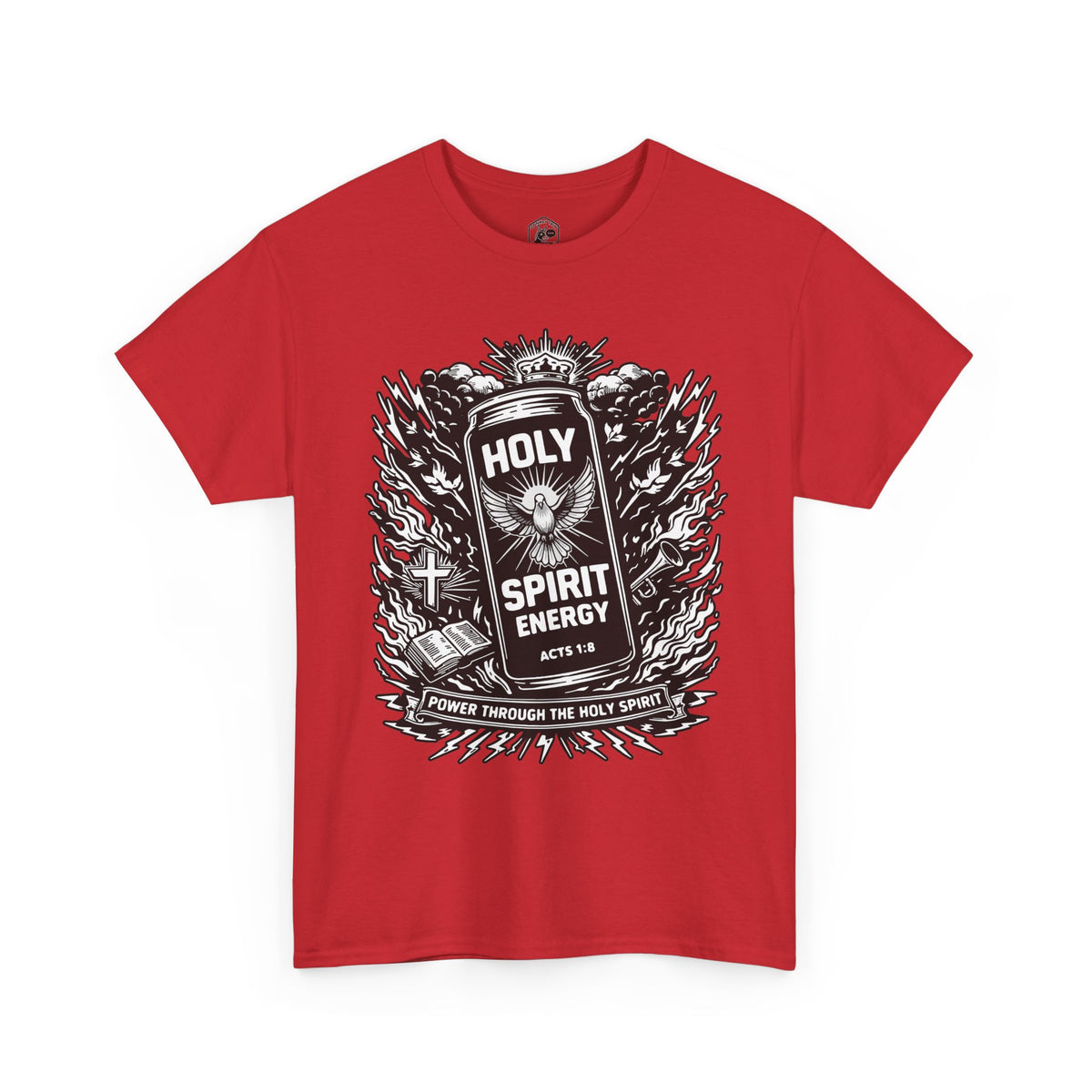 Holy Spirit Energy T-Shirt | Acts 1:8 Christian Streetwear Tee