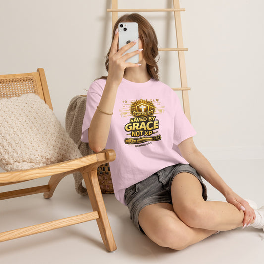 Saved by Grace T-Shirt | Christian Faith Tee (Ephesians 2:8-9)