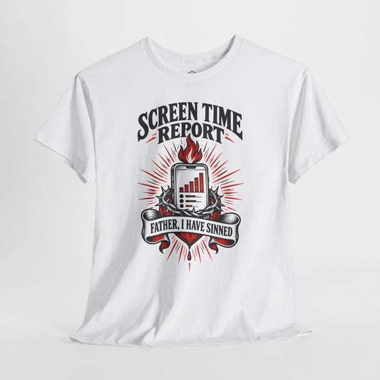Screen Time Report: Father, I Have Sinned - Donkey Talk faith and reason unisex T-shirt