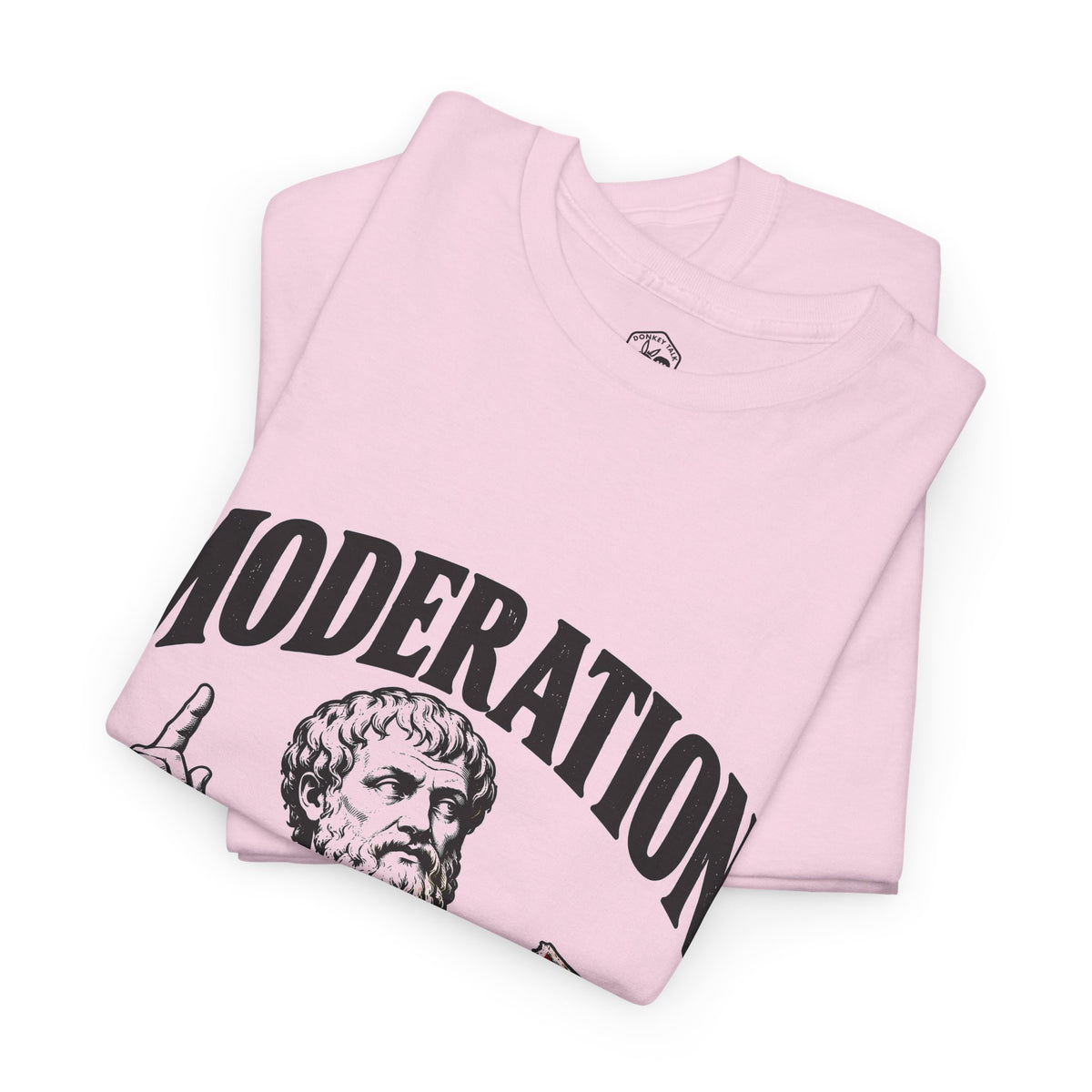 Moderation (One More Slice) T-Shirt | Aristotle Golden Mean Funny Philosophy Tee