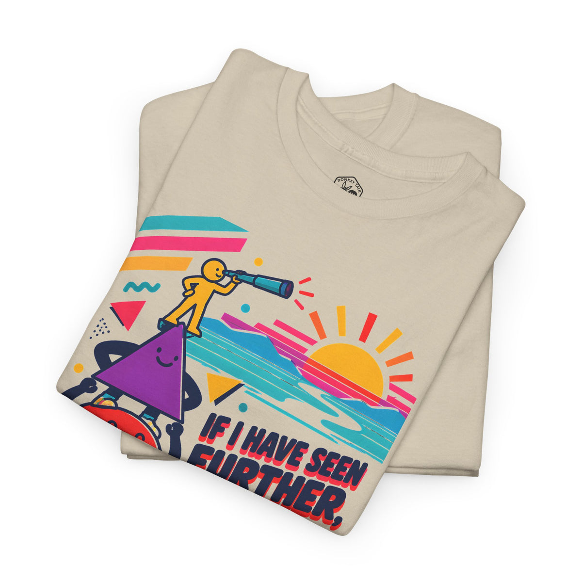 Newton Shoulders of Giants T-shirt – Donkey Talk graphic tee