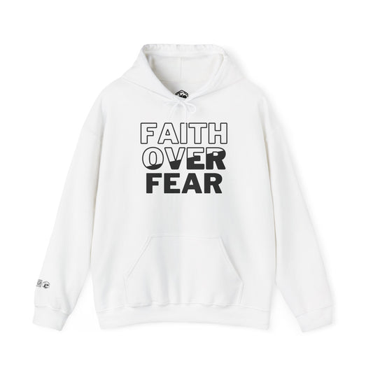 Faith Over Fear Unisex Hooded Sweatshirt | Comfortable & Inspirational Hoodie for Everyday Wear