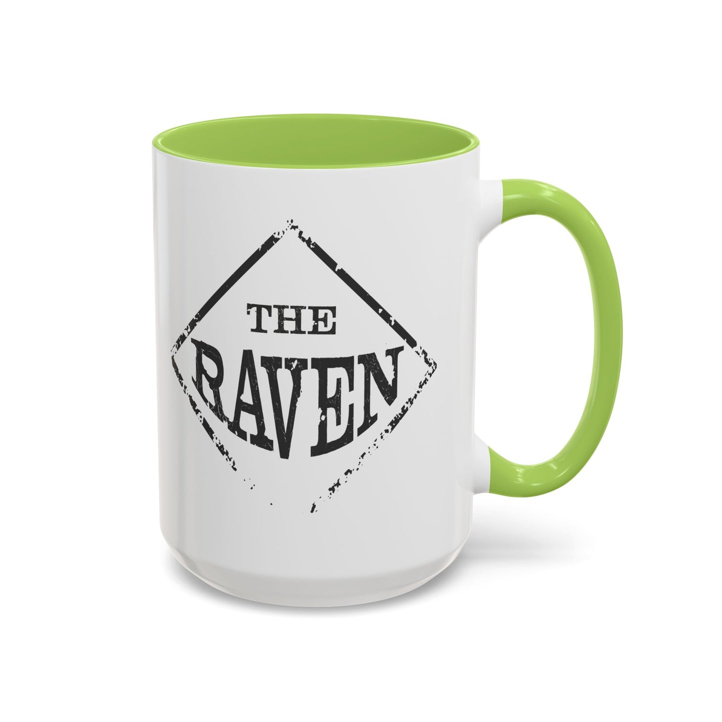 The Raven Accent Coffee Mug — Black-Trim 11/15oz