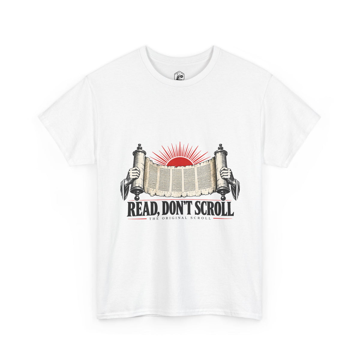 Read, Don't Scroll T-Shirt | The Original Scroll Book Lover Tee