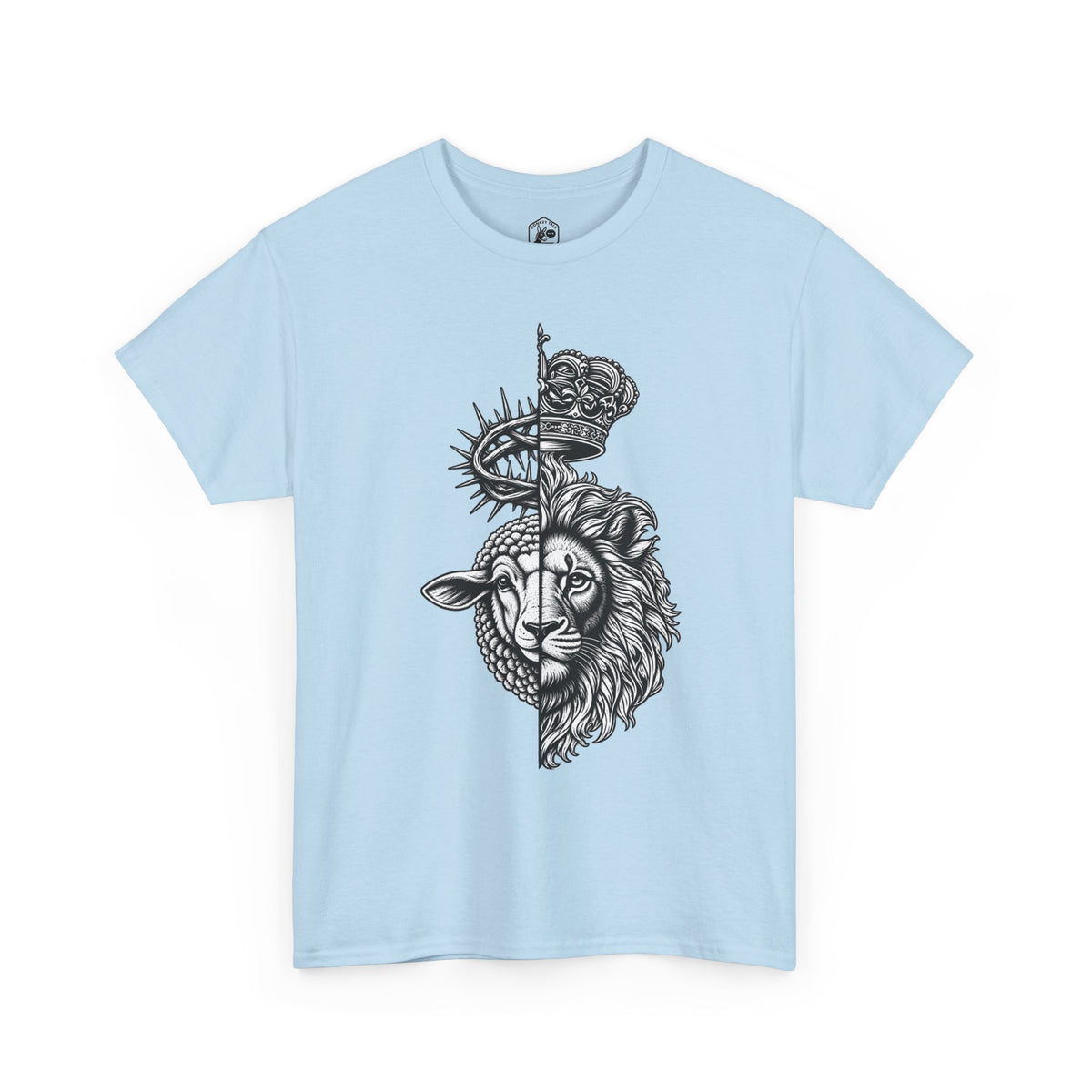 T-shirt chrétien Lion & Agneau | T-shirt graphique de foi audacieuse
