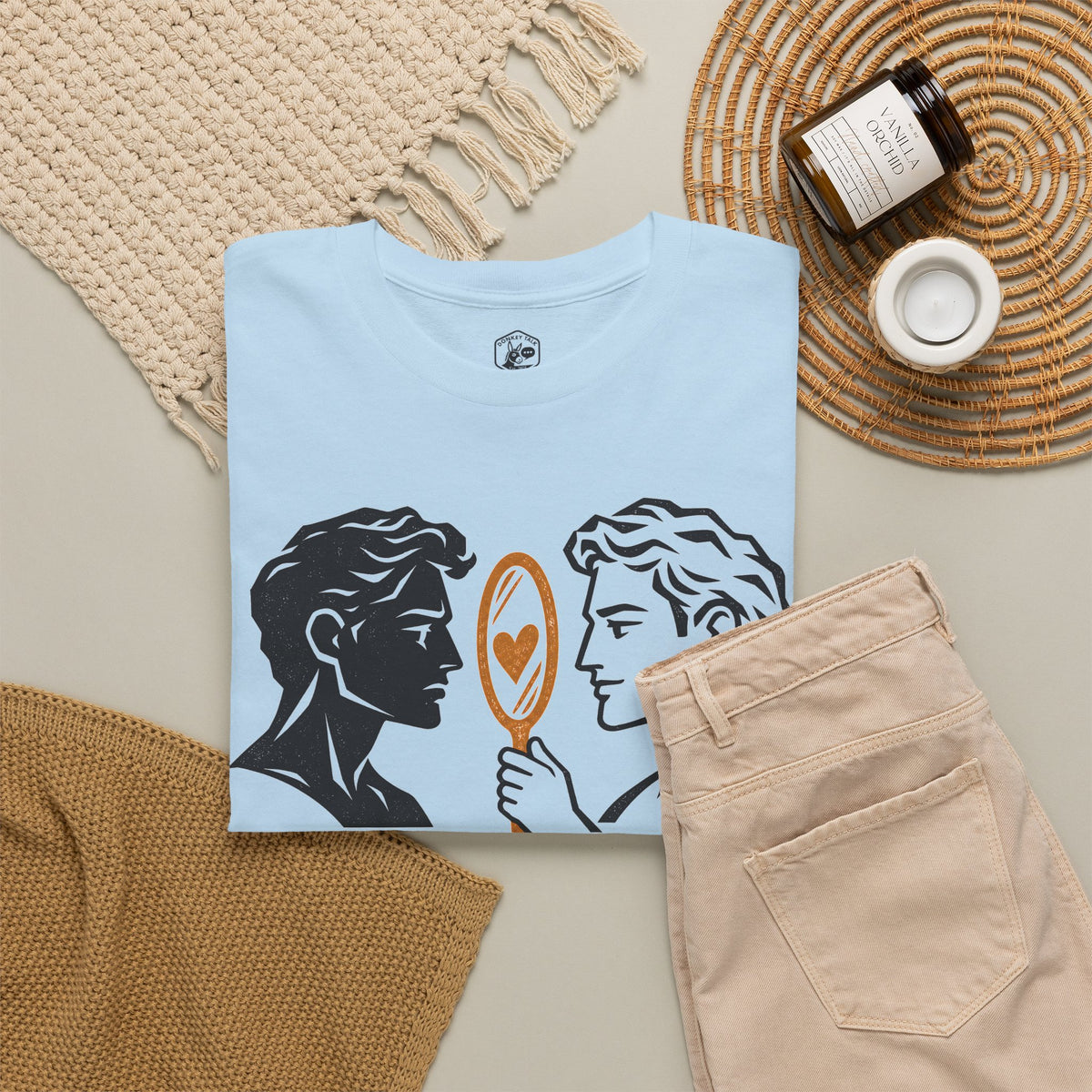 Know Thyself Through Another T-shirt – Donkey Talk graphic tee
