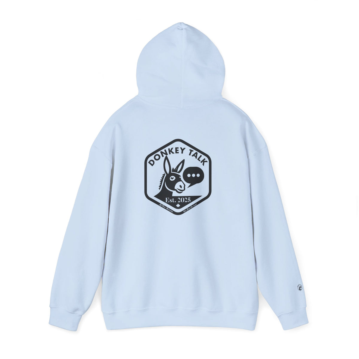 Unisex Donkey Talk Hoodie – Cozy Heavy Blend Sweatshirt for Animal Lovers