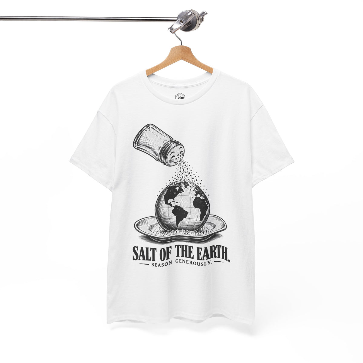 Salt of the Earth, Season Generously T-Shirt | Matthew 5:13 Funny Christian Tee