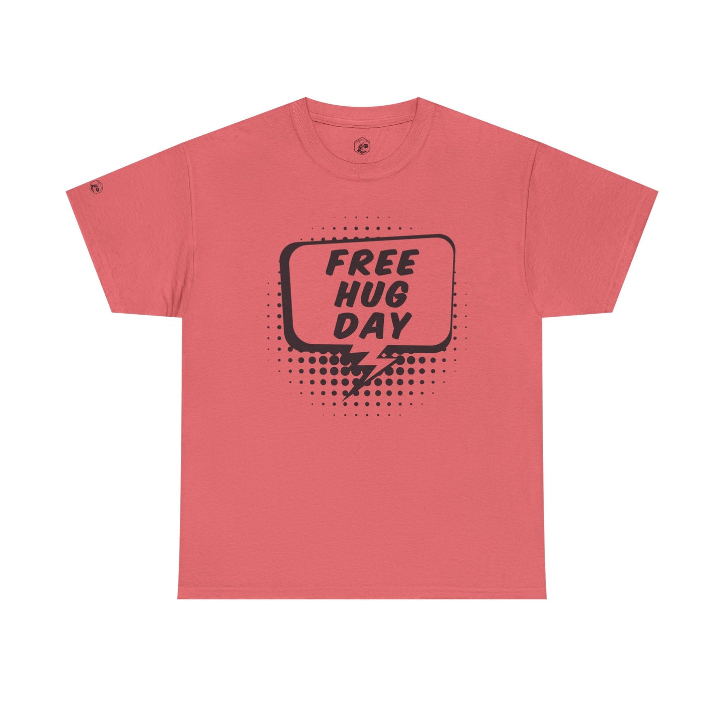 Free Hug Day Unisex Heavy Cotton Tee - Comfort & Joy for Everyday Wear