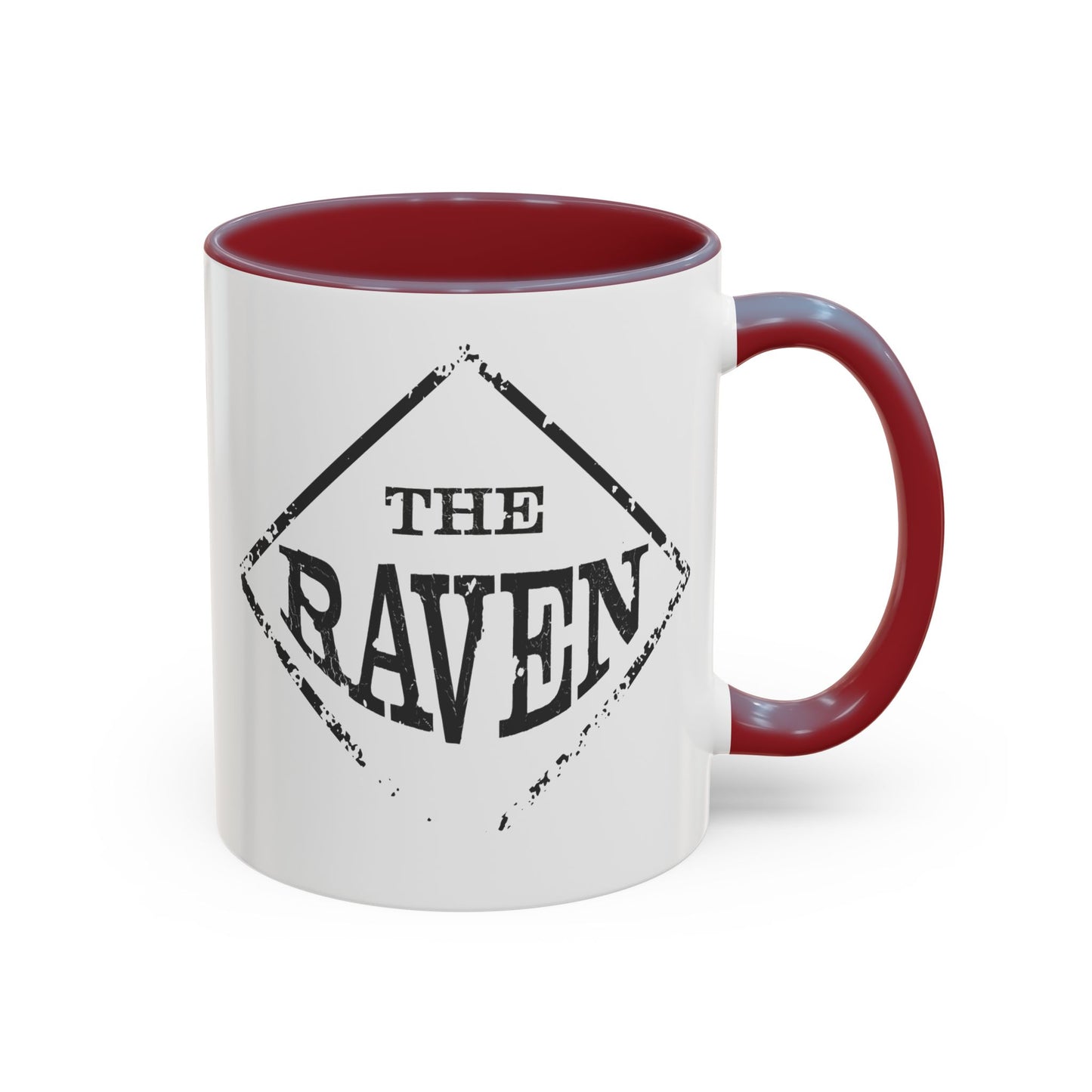 The Raven Accent Coffee Mug — Black-Trim 11/15oz