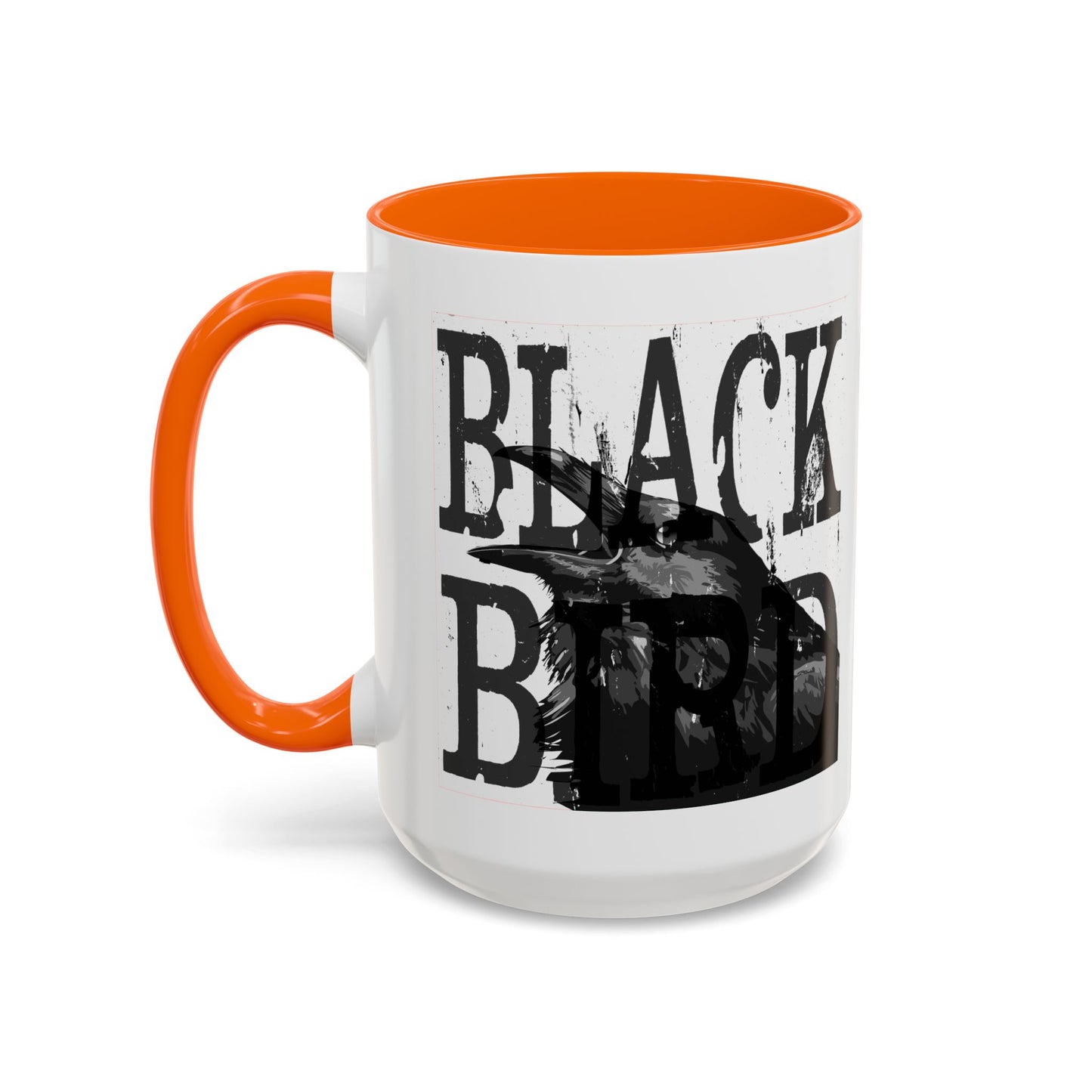 The Raven Accent Coffee Mug — Black-Trim 11/15oz