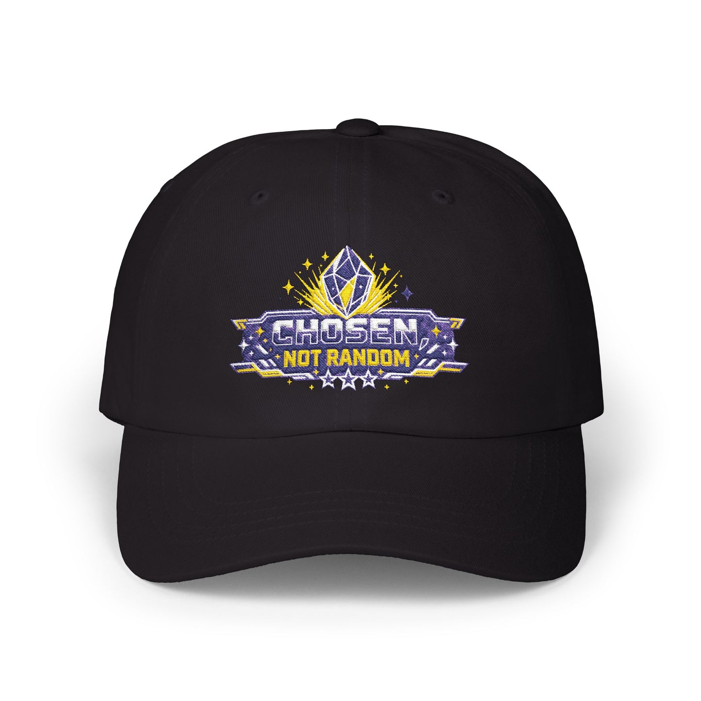 Dad Cap — “Chosen Not Random” Embroidered Inspirational Baseball Hat
