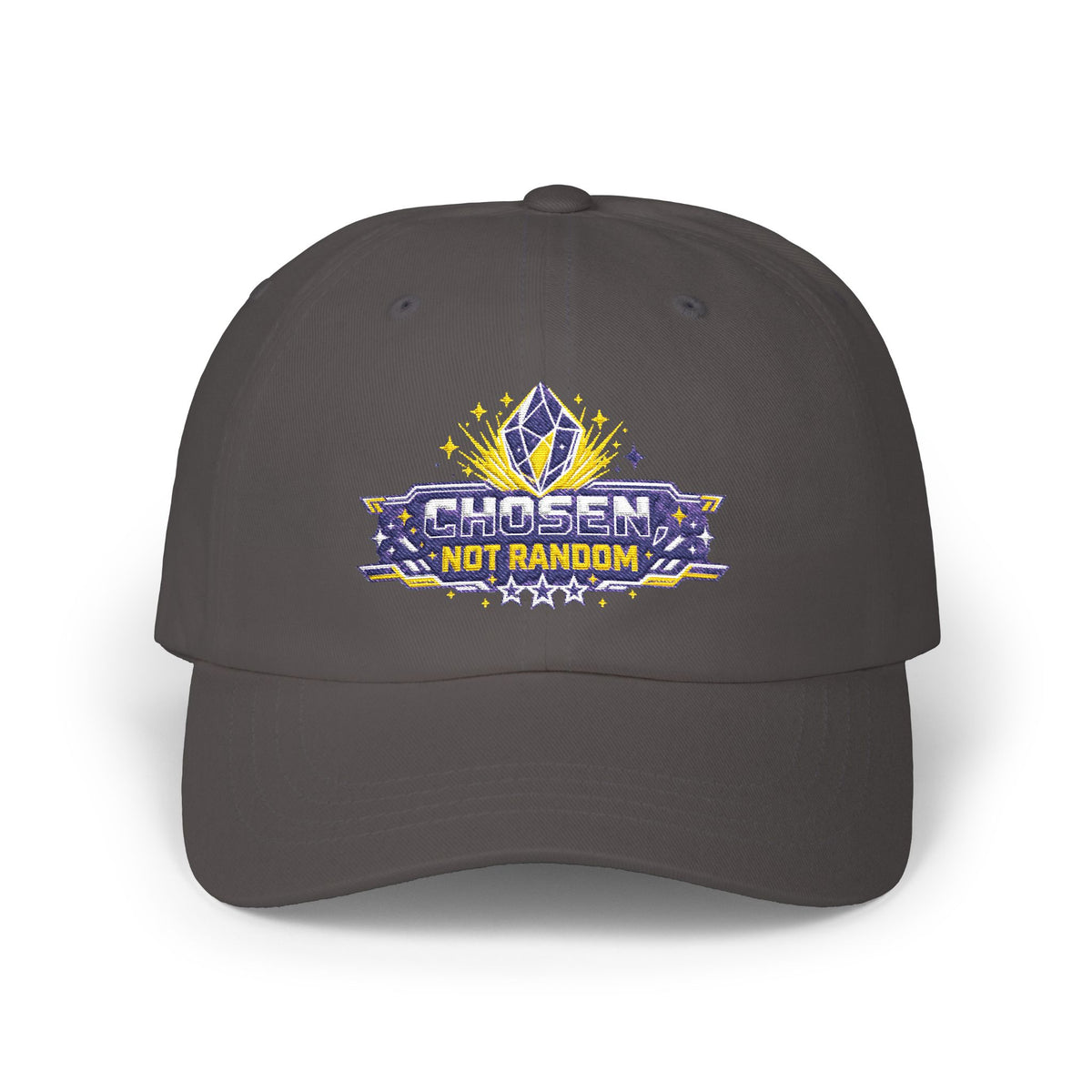 Dad Cap — “Chosen Not Random” Embroidered Inspirational Baseball Hat