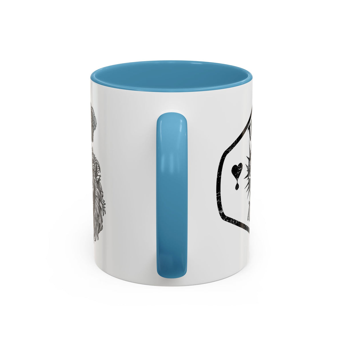 Lion & Lamb Religious Accent Coffee Mug — Crown of Thorns Christian Gift (11/15oz)