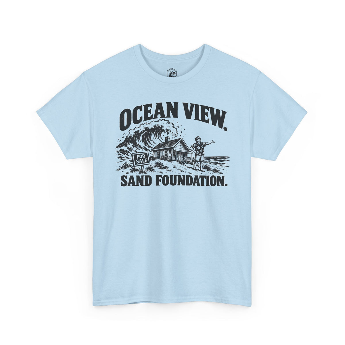 Ocean View Sand Foundation T-shirt – Donkey Talk graphic tee