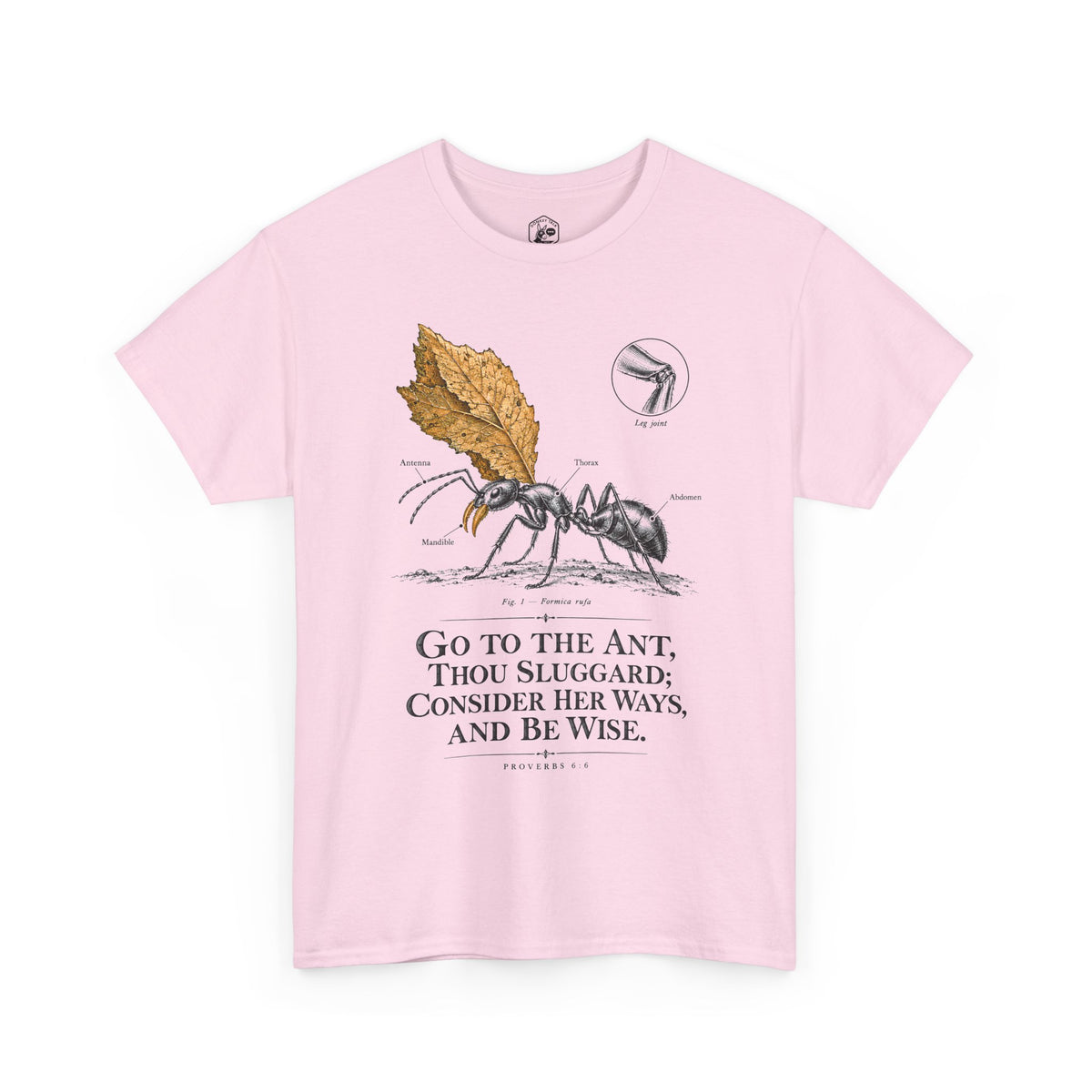 Go to the Ant Engraving T-shirt – Donkey Talk graphic tee