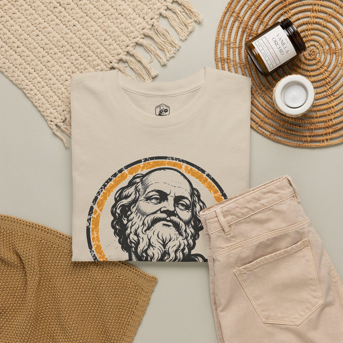 I Know That I Know Nothing Socrates T-shirt – Donkey Talk graphic tee