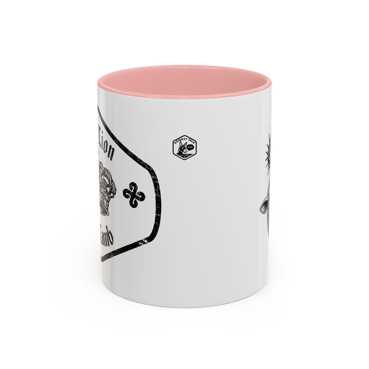 Lion & Lamb Religious Accent Coffee Mug — Crown of Thorns Christian Gift (11/15oz)