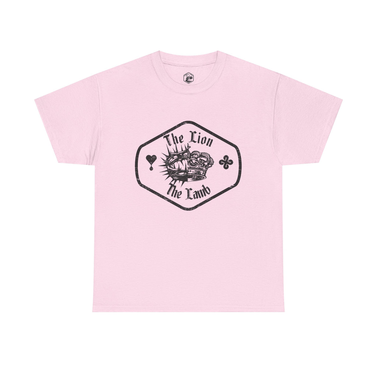 The Lion & The Lamb Casual T-Shirt | Christian Graphic Tee