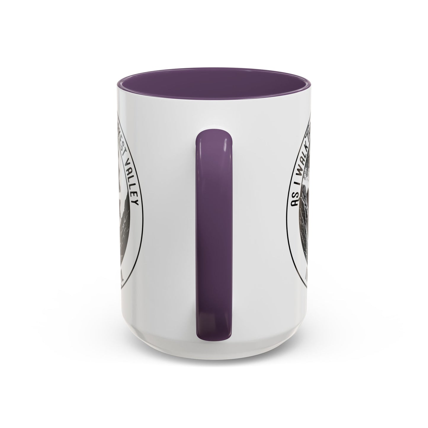 Skull Valley Coffee Mug — “As I Walk Through the Darkest Valley I Will Fear No Evil” 11/15oz