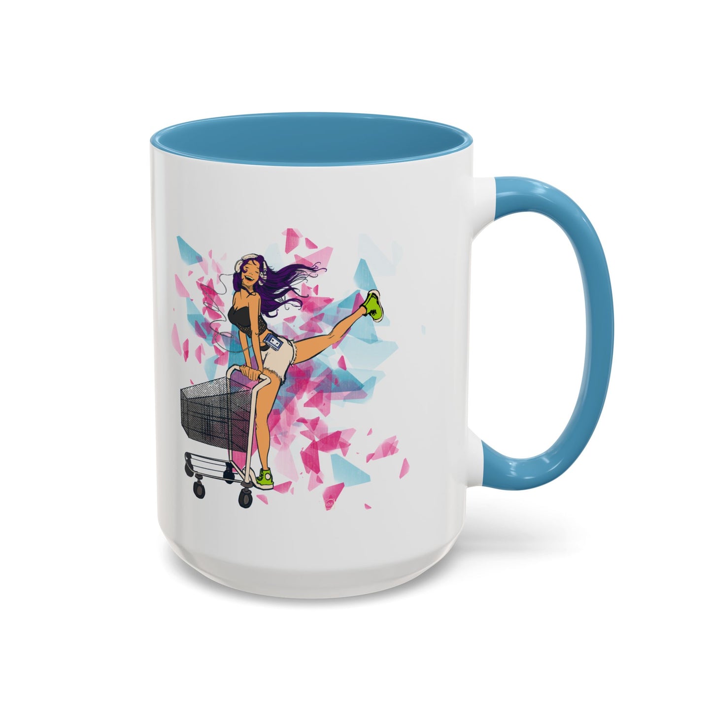 Playful Accent Coffee Mug for Fashion Lovers
