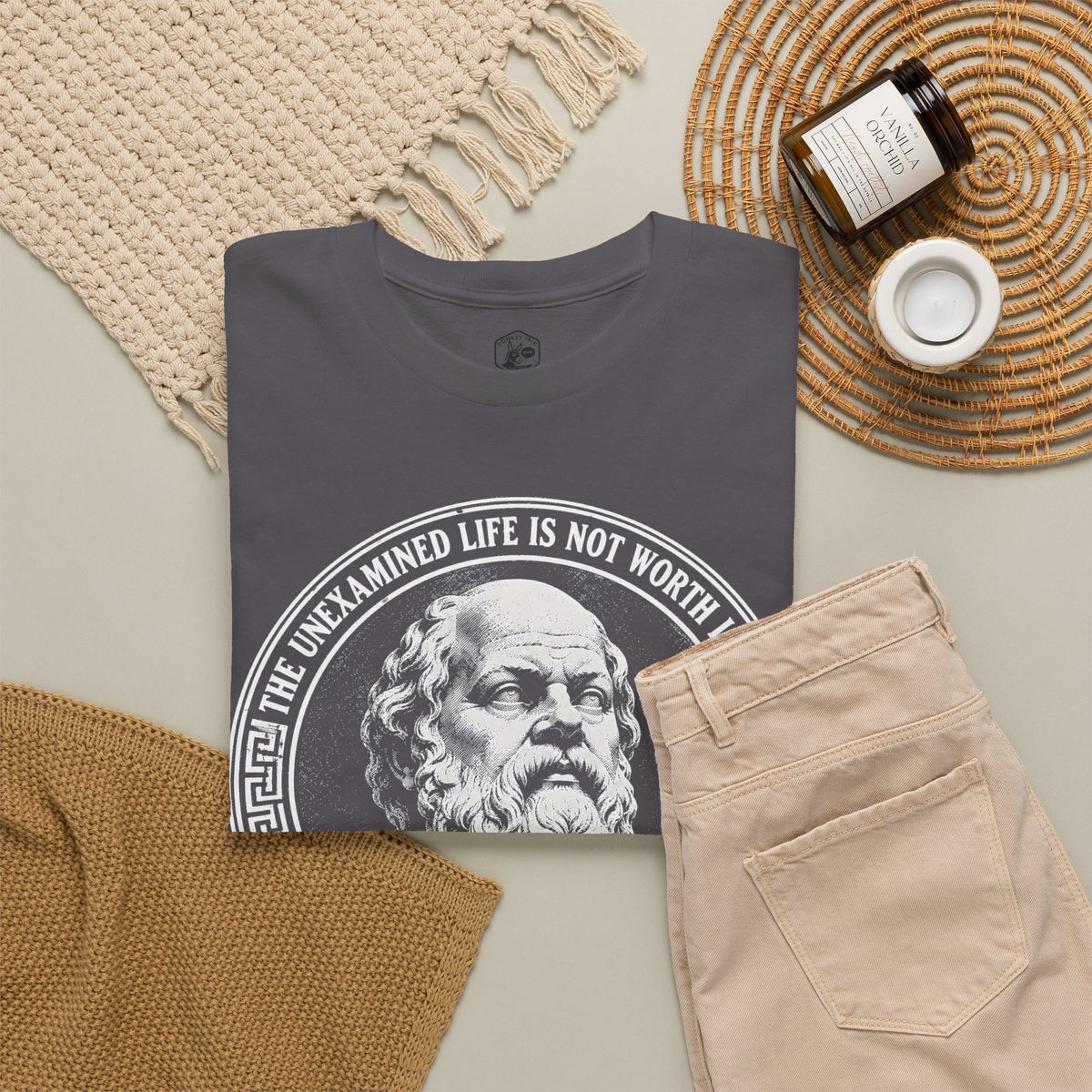 The Unexamined Life Is Not Worth Living T-shirt – Donkey Talk graphic tee