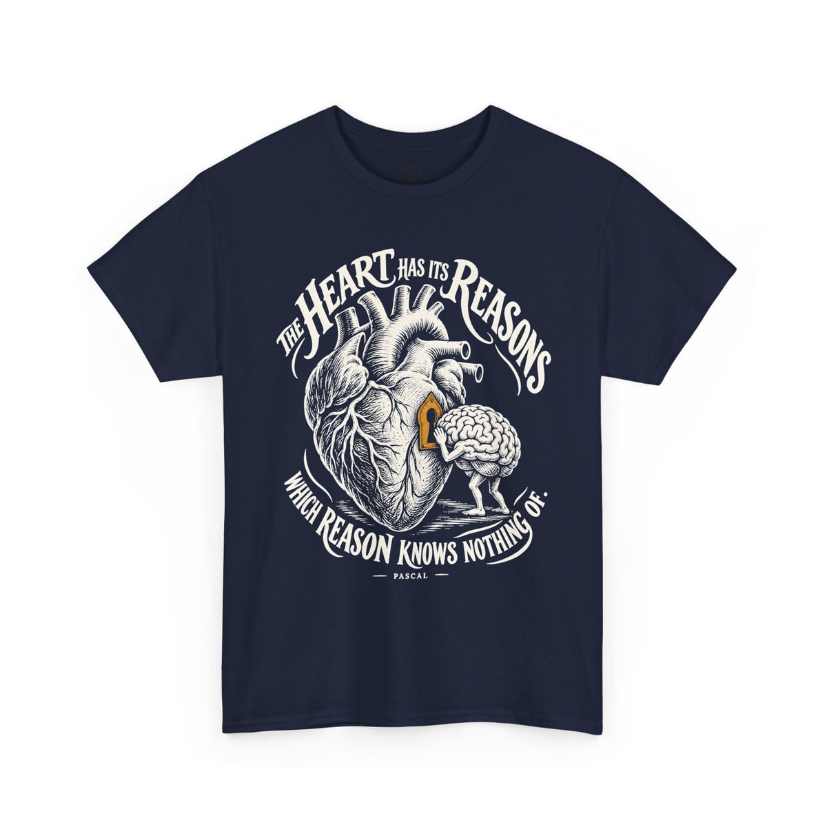 The Heart Has Its Reasons Pascal T-shirt – Donkey Talk graphic tee