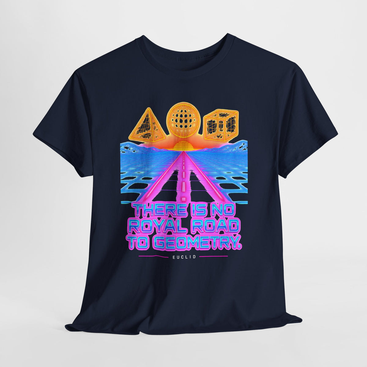 No Royal Road to Geometry Wireframe T-shirt – Donkey Talk graphic tee