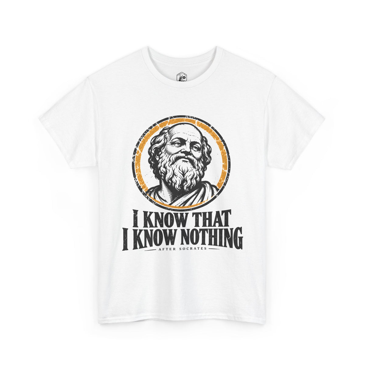 I Know That I Know Nothing Socrates T-Shirt | Philosophy and Humility Tee