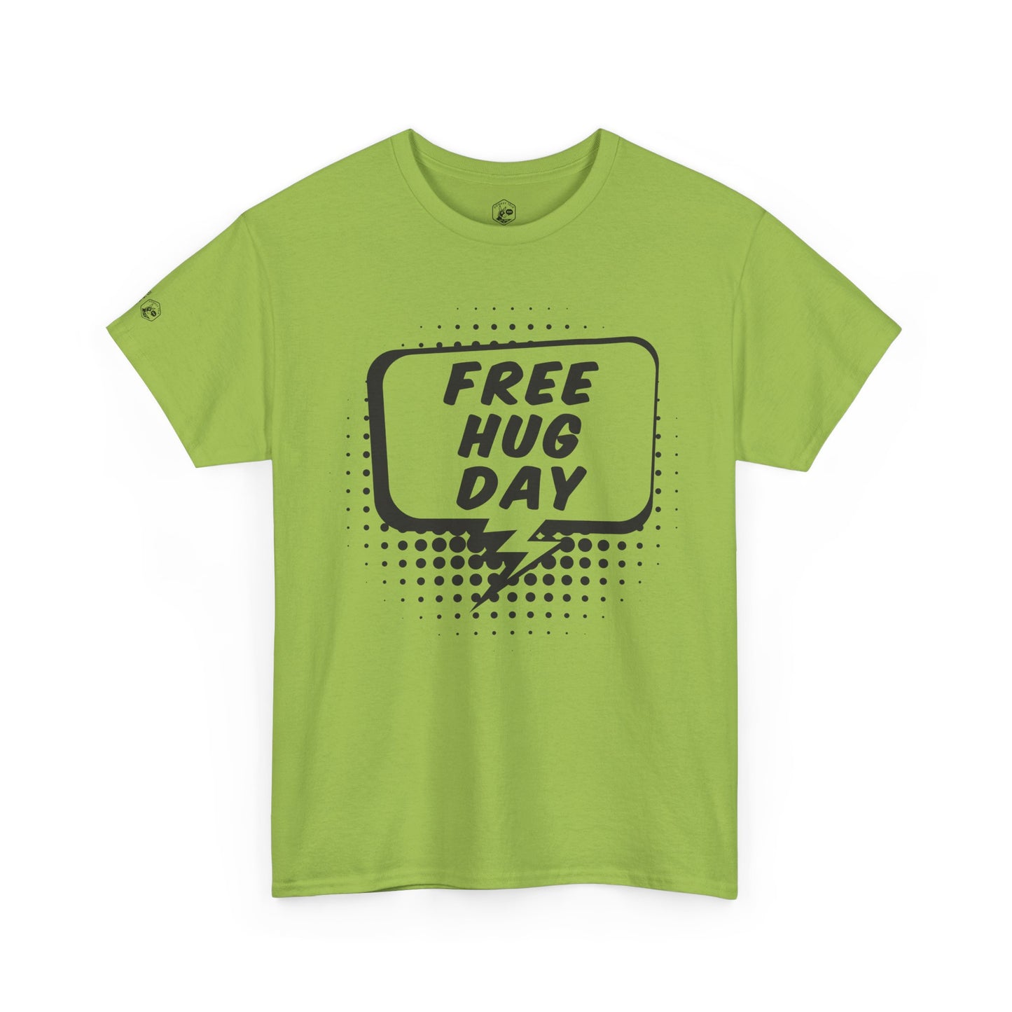 Free Hug Day Unisex Heavy Cotton Tee - Comfort & Joy for Everyday Wear