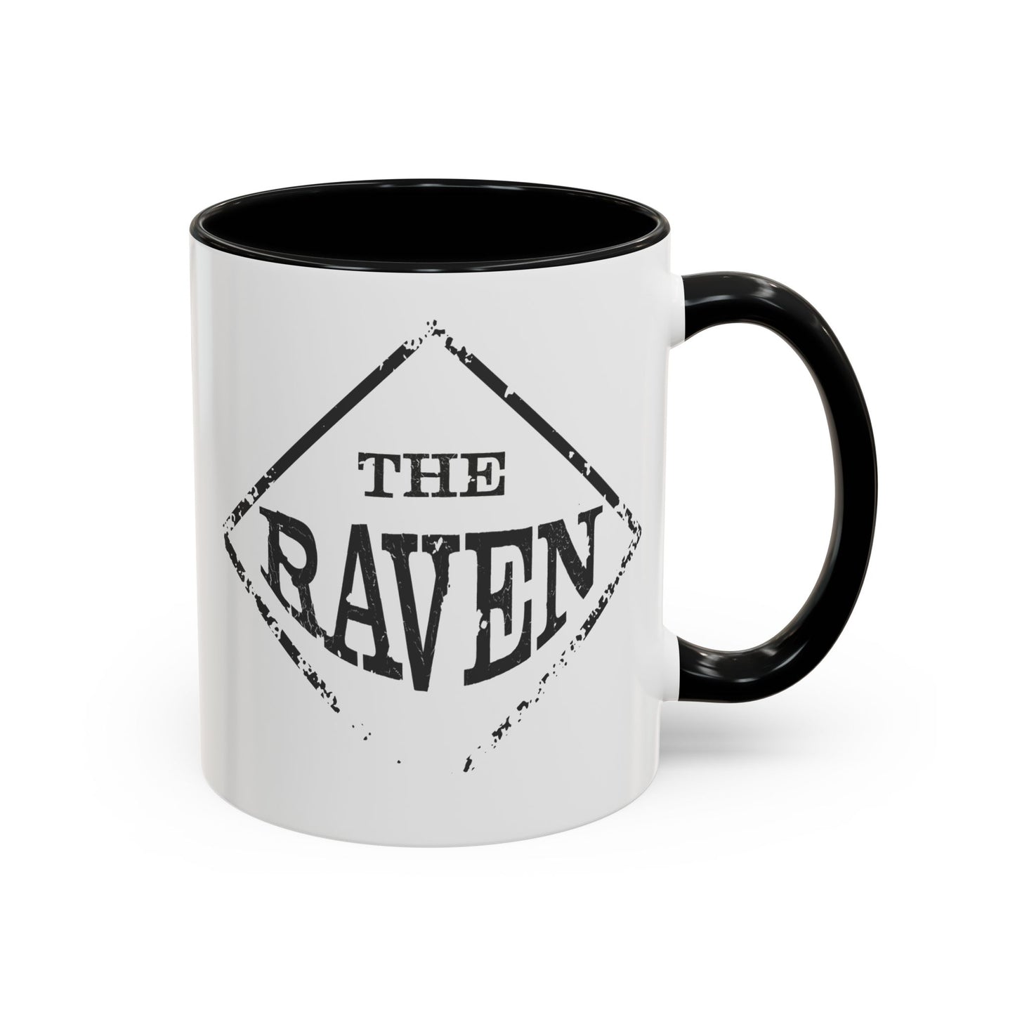 The Raven Accent Coffee Mug — Black-Trim 11/15oz
